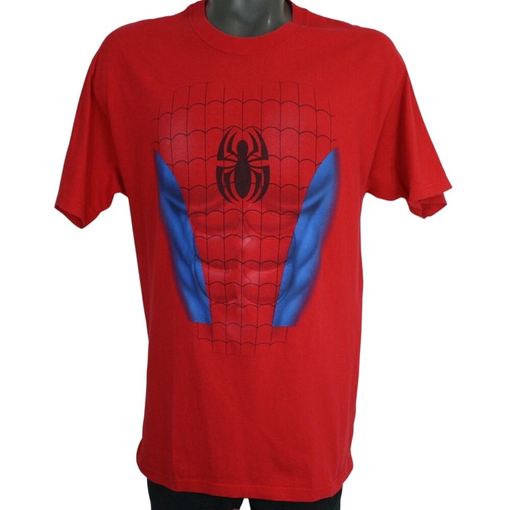 Vintage Spider-Man Muscle Suit Shirt Mens L Marvel Universal Islands Adventure